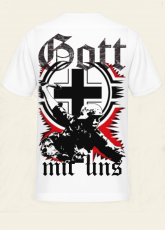 Gott mit uns Wehrmacht Soldat Balkenkreuz T-Shirt