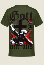 Gott mit uns Wehrmacht Soldat Balkenkreuz T-Shirt