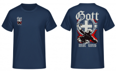 Gott mit uns Wehrmacht Soldat Balkenkreuz T-Shirt