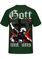 Gott mit uns Wehrmacht Soldat Balkenkreuz T-Shirt
