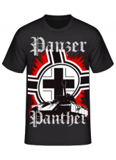 Panther Panzer Balkenkreuz - T-Shirt