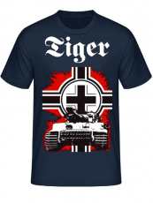 Tiger Panzer Balkenkreuz T-Shirt