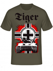 Tiger Panzer Balkenkreuz T-Shirt
