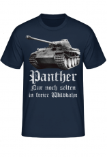 Panther nur noch selten in freier Wildbahn T-Shirt