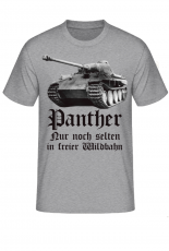 Panther nur noch selten in freier Wildbahn T-Shirt