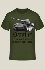 Panther nur noch selten in freier Wildbahn T-Shirt