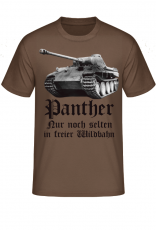 Panther nur noch selten in freier Wildbahn T-Shirt