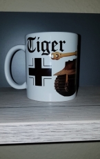 2x Königstiger, 4x Tiger Panzer(6 verschiedene Motive) 6 Tassen insgesamt