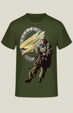 Fallschirmjäger Abzeichen T-Shirt