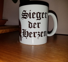 Sieger der Herzen - 4 Tassen(Rundumdruck)