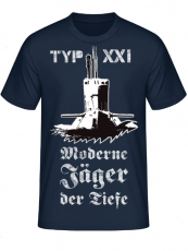 Deutsche U-Boote Typ XXI Moderne Jäger der Tiefe T-Shirt
