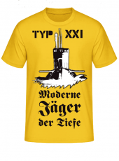 Deutsche U-Boote Typ XXI Moderne Jäger der Tiefe T-Shirt