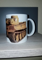 Rommels Tiger Panzer des Afrika Korps - 4 Tassen