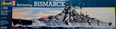 Schlachtschiff Bismarck Modellbausatz Maßstab 1:700