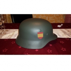 Wehrmacht Division Azul División Española de Voluntarios (Spanien) HELM M35 mit Helmabzeichen