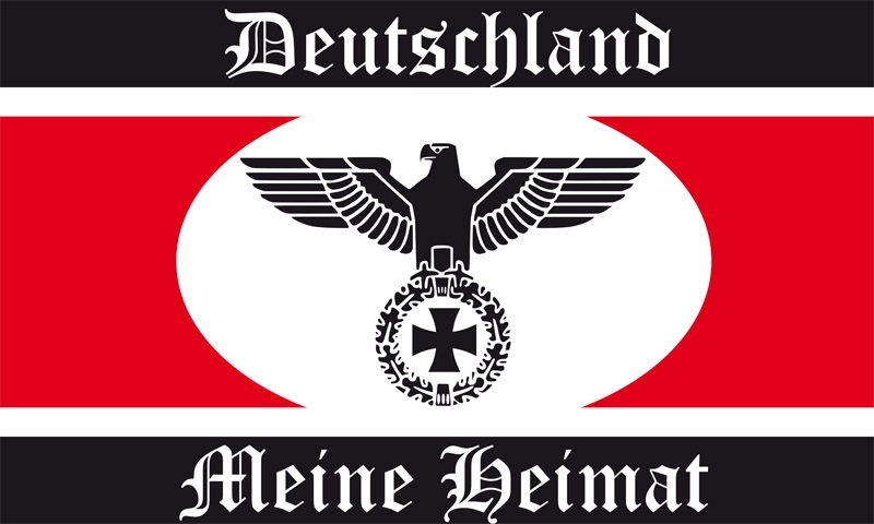 Deutschland - Meine Heimat II - Fahne/Flagge 150x90 cm