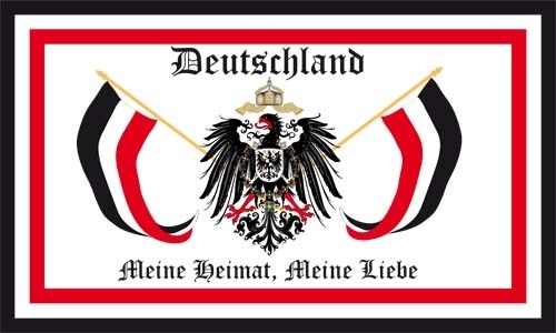 Deutschland Meine Heimat, Meine Liebe Flagge/Fahne 90x150 cm
