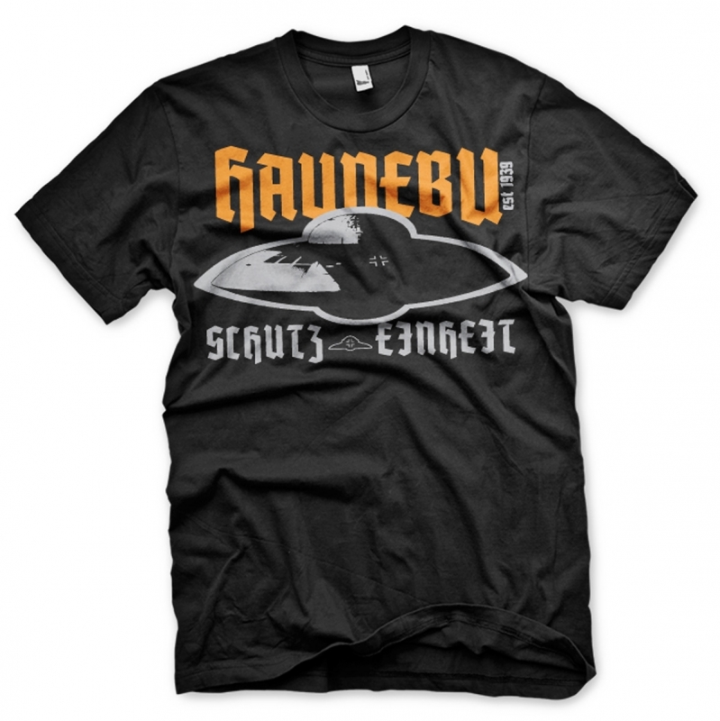 Reichsflugscheibe Haunebu - T-Shirt schwarz