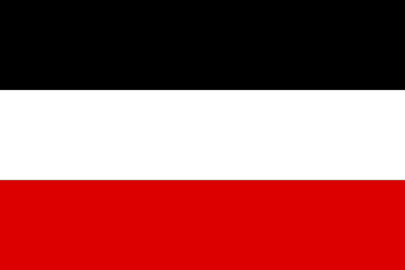 Deutsches Reich schwarz/weiss/rot - Aufkleber
