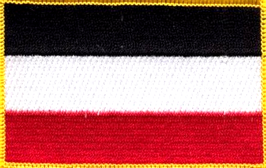 Deutsches Reich schwarz/weiss/rot - Aufnäher