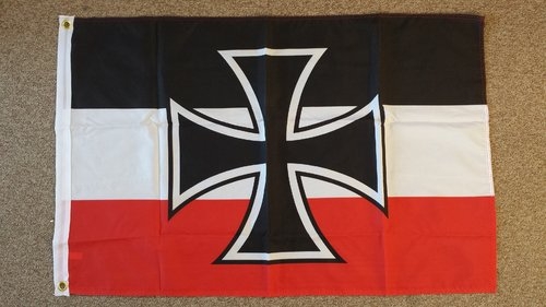 Reichskriegsflagge 1933-1935 Gösch - Fahne/Flagge 30x45 cm 