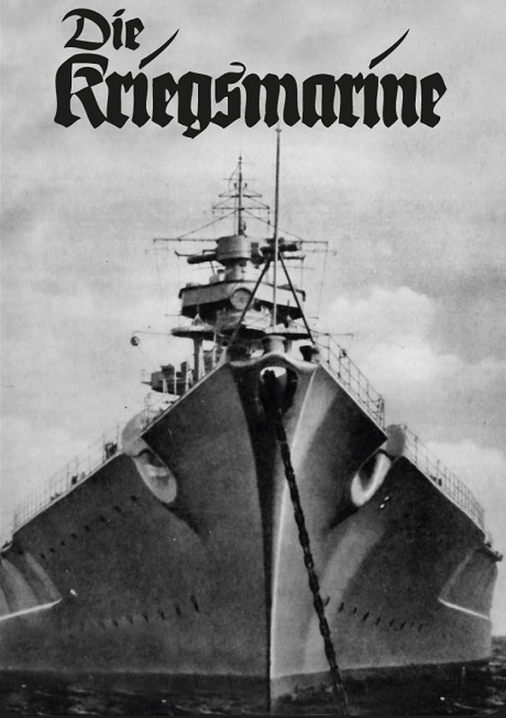 Schlachtschiff der Kriegsmarine - Blechschild