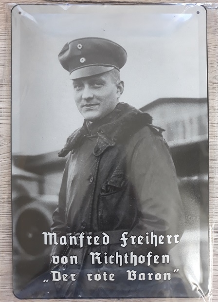 Manfred von Richthofen - Blechschild