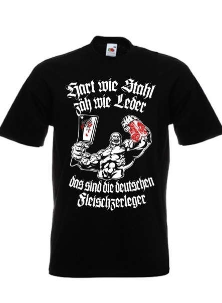 Deutscher Fleischzerleger - T-Shirt schwarz