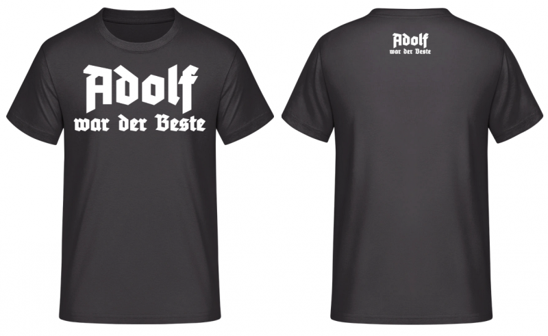 Der beste Adolf - T-Shirt schwarz