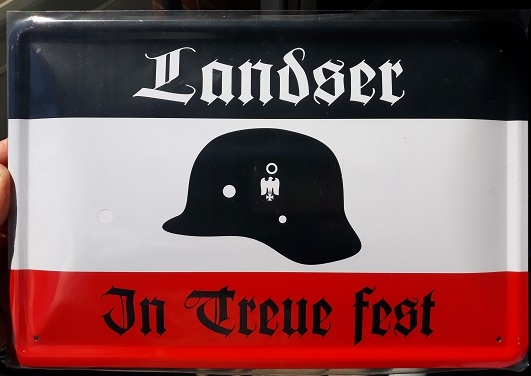 Landser - In Treue fest - Blechschild
