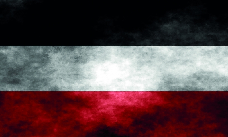 Deutsches Reich - schwarz/weiss/rot alt - Fahne 150x90cm