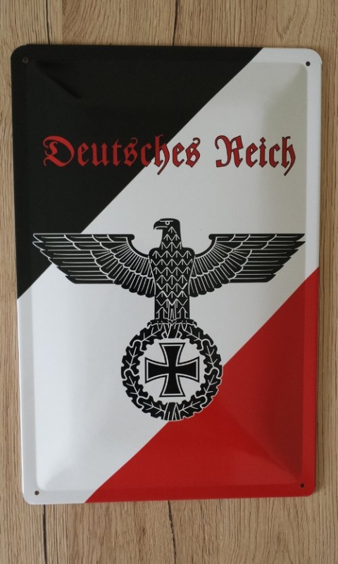Blechschild Wappen Deutsches Schutzgebiet Adler Metallschild 20x30 tin sign 