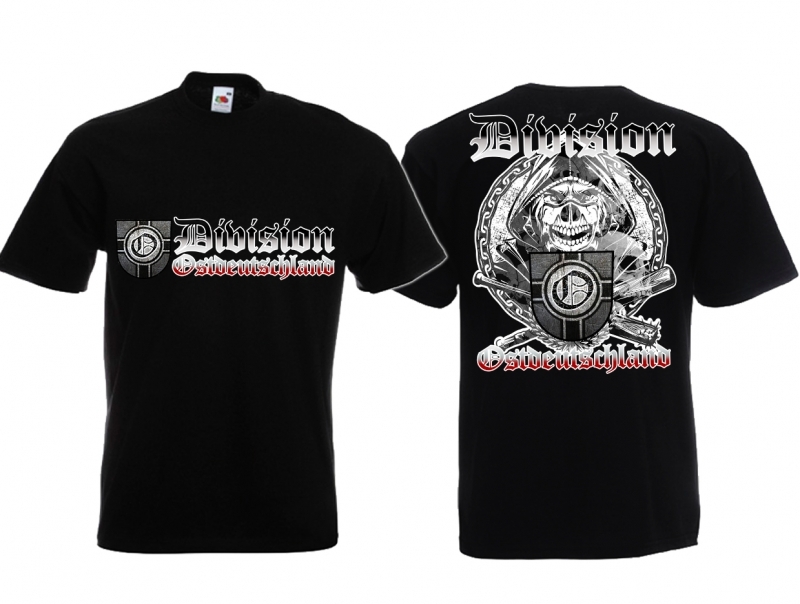 Ostdeutschland Ghostdivision - T-Shirt schwarz