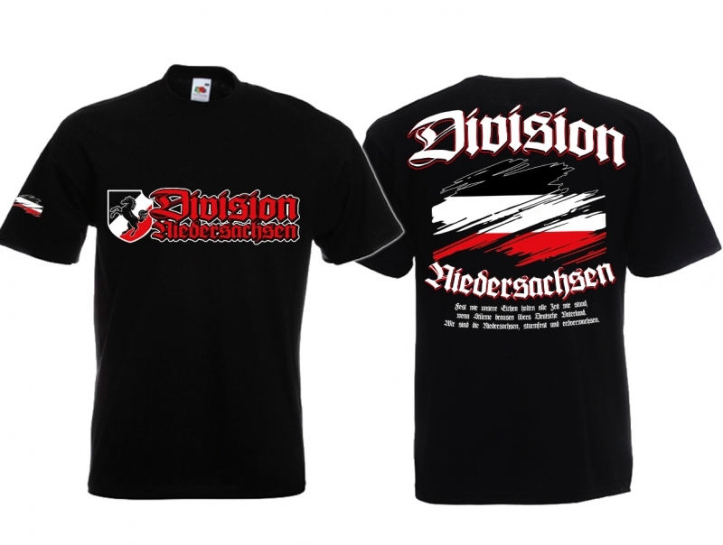 Niedersachsen Division - T-Shirt schwarz