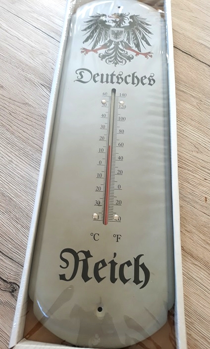 Blech Thermometer Deutsches Schutzgebiet 