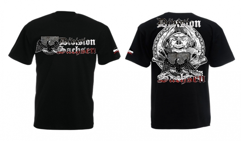 Sachsen Ghostdivision - T-Shirt schwarz