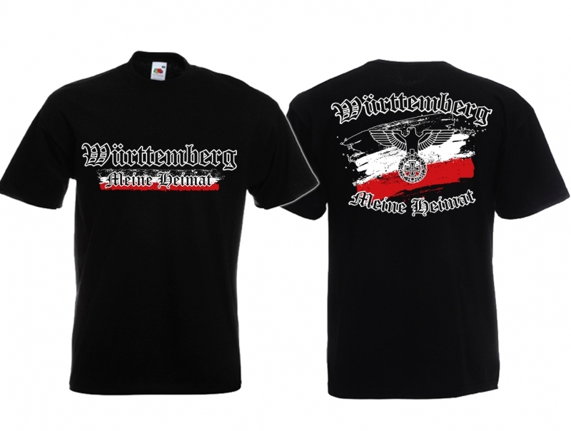 Württemberg - Meine Heimat - T-Shirt schwarz