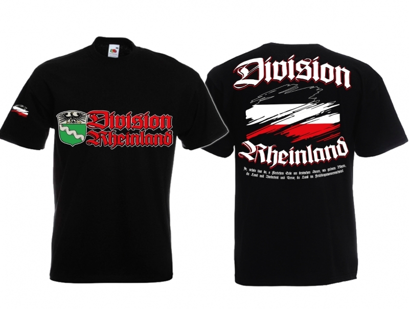 Rheinland - T-Shirt schwarz