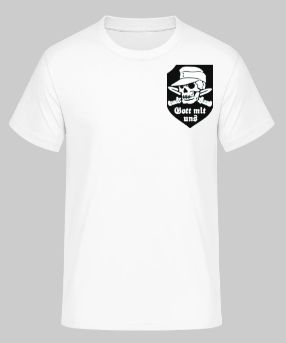 Gott mit uns Totenkopf - T-Shirt