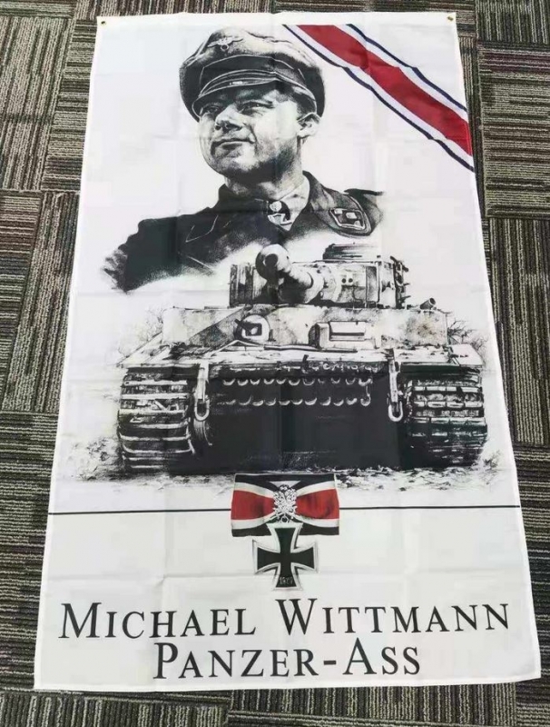 Tiger Panzer Michael Wittmann - Fahne