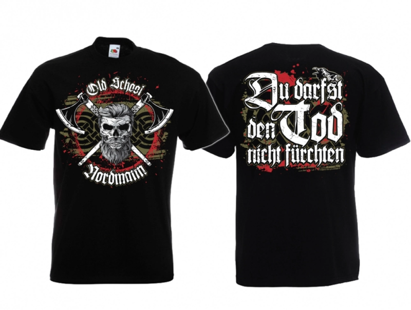 Nordmann - T-Shirt schwarz