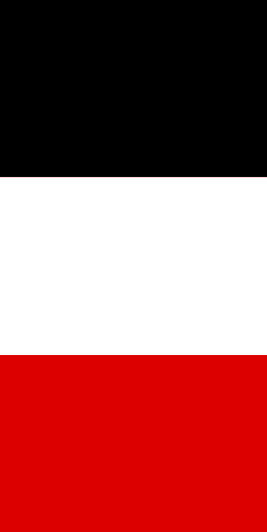 Schwarz Weiss Rot - Badetuch