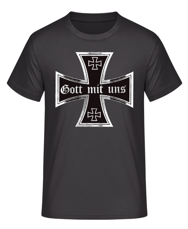 Gott mit uns Eisernes Kreuz - T-Shirt