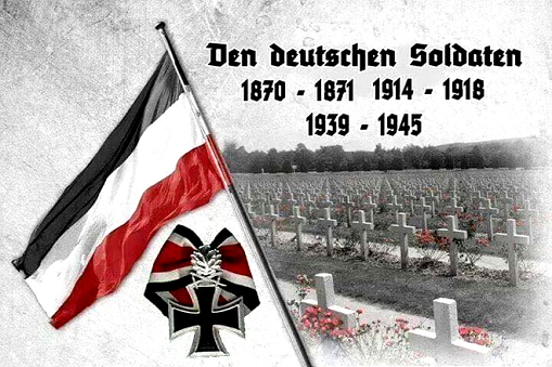 Ruhm und Ehre den deutschen Soldaten - Blechschild
