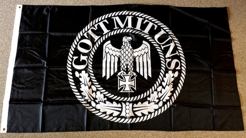 Gott mit uns Reichsadler - Fahne/Flagge 250x150cm