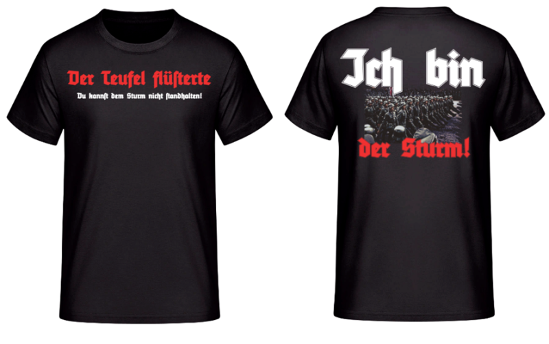 Der Teufel flüsterte Ich bin der Sturm T-Shirt
