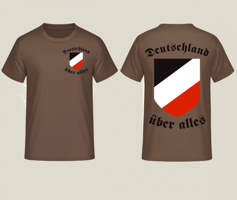 Deutschland Uber Alles Beidseitig Bedruckt T Shirt Wehrmacht1945 De