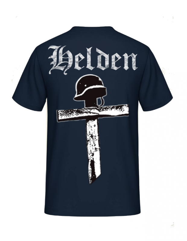 Verdragen geestelijke gezondheid Aan boord Helden der Wehrmacht - T-Shirt Rückenmotiv - Wehrmacht1945.de