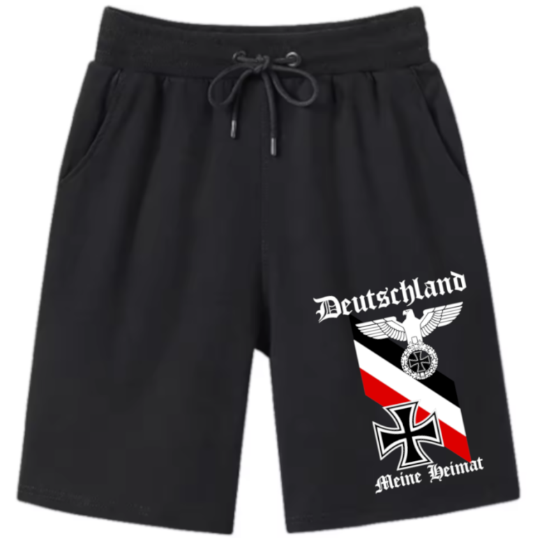 Deutschland meine Heimat schwarz weiss rot Kurze Hose