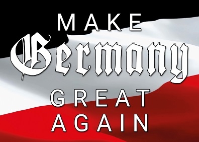 Schwarz weiss rot Make Germany Great Again 10 Aufkleber